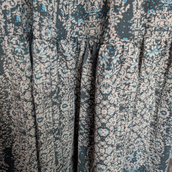 Anthropologie Ecote Tiered boho Botanical Maxi Dress Size S - Picture 9 of 12